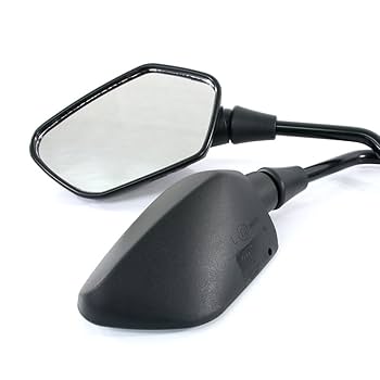 Amazon | ポリゴンミラー ブラック 角型 横長 10mm 左右セット